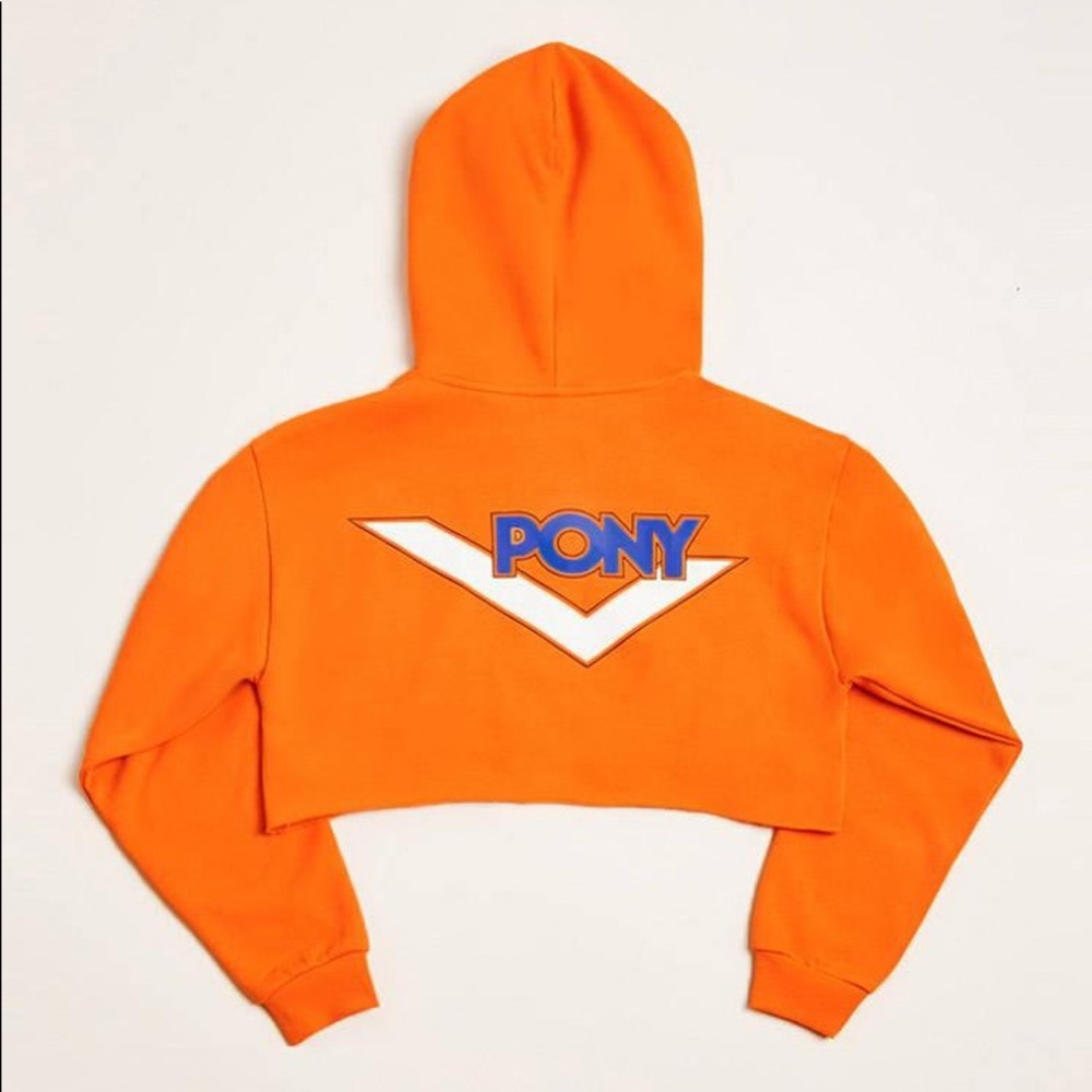 F21 Pony Crop Hoodie
